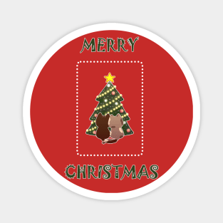 Christmas Cats Magnet